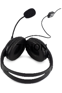 Наушники с микрофоном Oklick HS-M400 черный 1.8м накладные оголовье