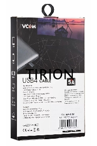Кабель Thuderbolt4/ USB4 Type C, 5K@60Hz, 40GBps, PD 100W, 5A, VCOM, 1.2м <CU540M-1.2M>