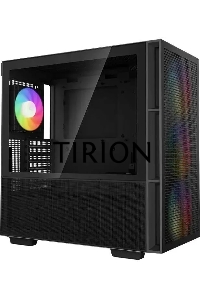 Компьютерный корпус DeepCool CH560 Black (R-CH560-BKAPE4-G-1) (ATX, без БП, 2хUSB, с окном)