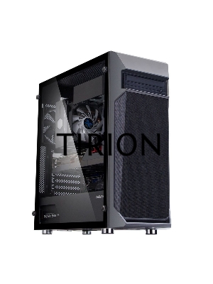 Компьютерный корпус ZALMAN Z1 PLUS, ATX, BLACK, WINDOW, 1x5.25