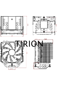 Кулер ID-COOLING SE-226-XT черный 120мм алюминий+медь 1800rpm 35db 4-pin 250W 154мм