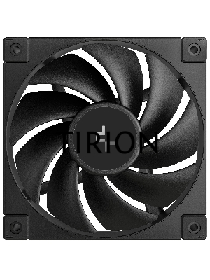 Вентилятор для корпуса DEEPCOOL FD12 черный, 120 мм, 2050 об/мин, 27.6 дБ, 4 pin