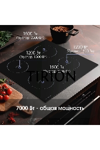 Индукционная варочная панель Zigmund & Shtain CI 35.6 B независимая, черный