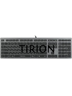 Клавиатура A4Tech Fstyler FX60 серый/белый