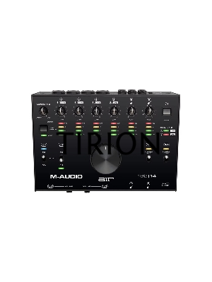 Аудиоинтерфейс USB M-audio AIR 192 14 [AIR192X14XEU] 24бит/192кГц, 4xXLR/TRS комбинированных входа с фантомным питанием +48В, 2х1/4
