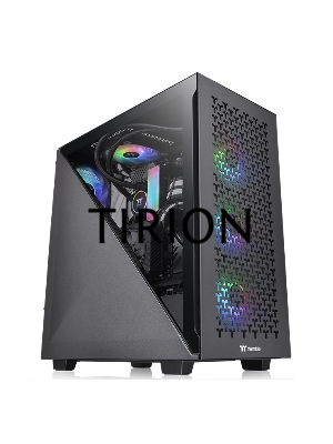 Компьютерный корпус Thermaltake Divider 300 TG Air CA-1S2-00M1WN-02 Black/Win/SPCC/Tempered Glass*1/Mesh Front Panel/120mm Standard Fan*2 (528603)