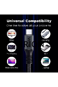 Кабель Thuderbolt4/ USB4 Type C, 5K@60Hz, 40GBps, PD 100W, 5A, VCOM, 1.2м <CU540M-1.2M>