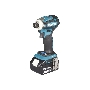 Гайковерт Makita DTD172RTJ аккум. патрон:шестигр.1/4
