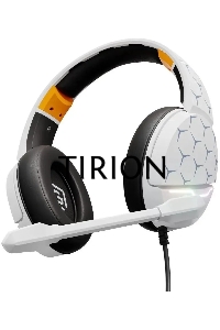 Наушники с микрофоном Оклик HS-L710G белый/черный