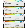 Оперативная память Kingston Fury Beast, DDR5, 64GB (4x16GB), 5200MHz, CL40, с радиаторами, RGB, белый