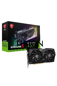 Видеокарта MSI RTX4060 GAMING X 8G GDDR6 128-bit DPx3 HDMI ATX 2FAN