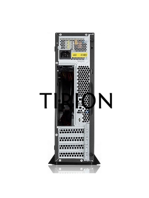 Компьютерный корпус Foxline FL-203-GT-300 mATX case black, w/PSU TFX 300W 80+ bronze, w/2xUSB2.0+2xUSB3.0, w/pwr cord, w/ 8cm FAN