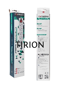 Гарнизон Сетевой фильтр EHLW-1 10А 1.8м 5 розеток белый (21214)