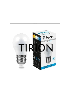 Лампа светодиодная FERON LB-95 (25483) 7W 230V E27 6400K G45