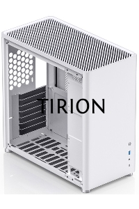 Корпус JONSBO D40 White без БП, боковая панель из закаленного стекла, mini-ITX, micro-ATX, ATX, белый