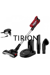 Пылесос вертикальный BRAYER BR4260 красный, питание от аккумулятора, 120 Вт, уборка сухая, пылесборник 0.6 л, работа от АКБ max 40 мин