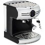 Кофеварка рожковая Vitek VT-1507 серебристый/черный, исп. кофе - молотый, 1.5 л, 1050 Вт, 15 Бар.