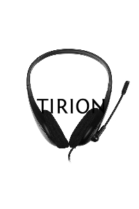 Гарнитура CBR CHP 353M Black, проводная стерео, микрофон с шумоподавл., USB, регул. оголовья, длина кабеля 2,2 м, цвет чёрный