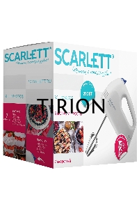 Миксер ручной Scarlett SC-HM40S03 200Вт белый/синий