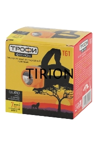 Фонарь налобный светодиодный Трофи TG1 аккумуляторный, яркий, 4V0.5Ah, 1xLED, ЗУ 220V