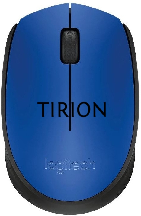 Мышь беспроводная Logitech M170 синий, 1000 dpi, радиоканал, USB, кнопки - 3