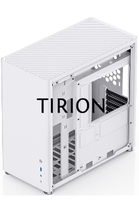 Корпус JONSBO D40 White без БП, боковая панель из закаленного стекла, mini-ITX, micro-ATX, ATX, белый