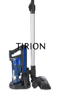 Пылесос вертикальный Blackton Bt VCA1401B черный-синий, питание от аккумулятора, 120 Вт, уборка сухая, пылесборник 0.6 л, работа от АКБ max 40 мин
