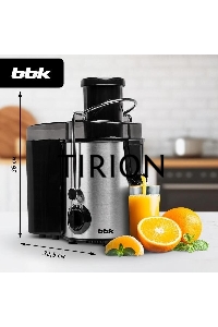 Соковыжималка BBK JC080-H21 черный/металлик