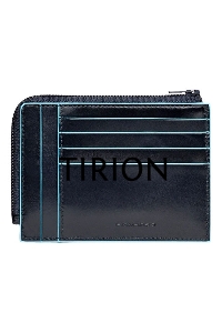 Чехол для кредитных карт Piquadro Blue Square PU1243B2R/BLU2 синий натур.кожа