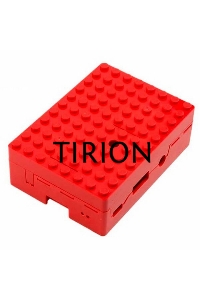 Корпус RA183 red для микрокомпьютера Raspberry Pi 3 ACD Red ABS Plastic Building Block case for Raspberry Pi 3