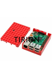 Корпус RA183 red для микрокомпьютера Raspberry Pi 3 ACD Red ABS Plastic Building Block case for Raspberry Pi 3