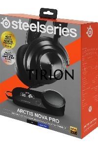 Наушники с микрофоном Steelseries Arctic Nova Pro черный 1.5м накладные оголовье (61527)