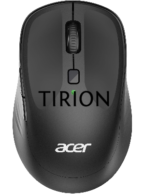 Мышь беспроводная Acer OMR300 черный, 1600 dpi, радиоканал, USB, кнопки - 6