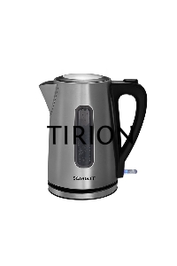 Чайник электрический Scarlett SC-EK21S13 1.7л. 2200Вт серебристый/черный корпус: металл/пластик