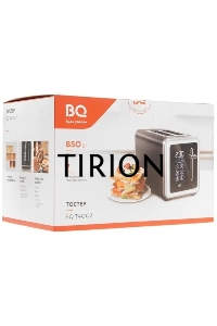Тостер BQ T4002, 850 Вт, 7 степеней поджаривания, стальной/черный