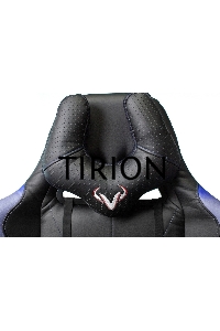 Кресло игровое Бюрократ VIKING 5 AERO BLUE черный/синий искусственная кожа