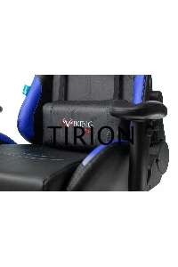 Кресло игровое Бюрократ VIKING 5 AERO BLUE черный/синий искусственная кожа