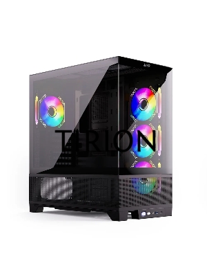 Компьютерный корпус ABR MINI PRO (1*USB 3.0, 1*USB Type-C, HD Audio, 4xRGB Fan, ATX, Micro-ATX, ITX)
