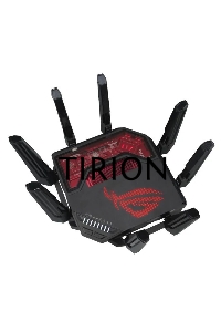 Маршрутизатор ASUS GT-BE19000, черный/красный, 90IG0850-MO9A0V