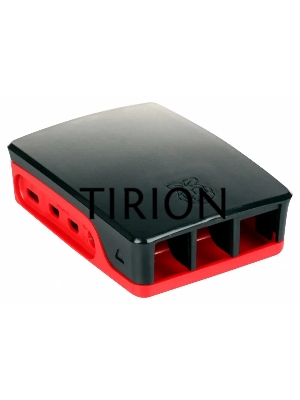 Корпус Qumo ABS Plastic, Raspberry Pi 4, Black+Red(RS033)