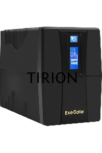 Источник бесперебойного питания ExeGate EP285580RUS SpecialPro Smart LLB-600.LCD.AVR.EURO.RJ.USB<600VA/360W, LCD, AVR, 2 евророзетки, RJ45/11, USB, Black>
