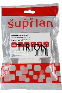 Панель Suprlan 10-0304-1, лицевая со шторкой 45x45, 1xKeystone ABS пластик, белый