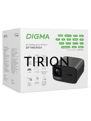 Проектор Digma DP-FHD450A LCD 8000Lm LS 600Lm ANSI (1920x1080) 3000:1 ресурс лампы:50000часов 2xUSB typeA 2xHDMI 3.2кг