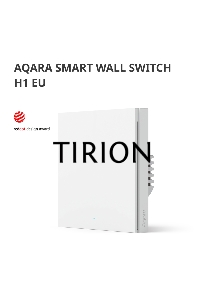 Умный выключатель одноклавишный Aqara Smart Wall Switch H1 (WS-EUK01)