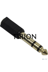 Переходник аудио Exegate EX284949RUS EX-AA-3F6M (6.35mm Jack M/3.5mm Jack F)