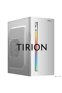 Компьютерный корпус MiniTower Ginzzu D380, RGB, mATX, 2xUSB2.0, белый,без БП, без вентиляторов