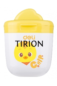 Точилка для карандашей ручная Deli ER01300 1 отверстие пластик ассорти дисплей