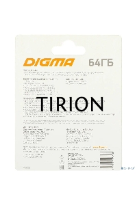Флеш карта microSDXC 64Gb Class10 Digma CARD30 + adapter