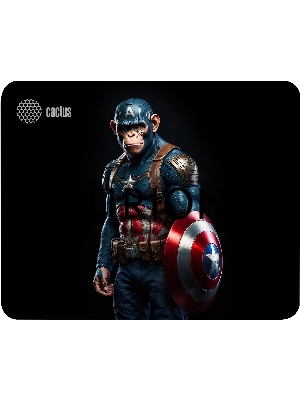 Коврик для мыши Cactus Captain America 250x200x3мм (CS-MP-D08S)