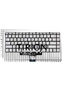Клавиатура для ноутбука HP Pavilion 14-DV 14-DW gold